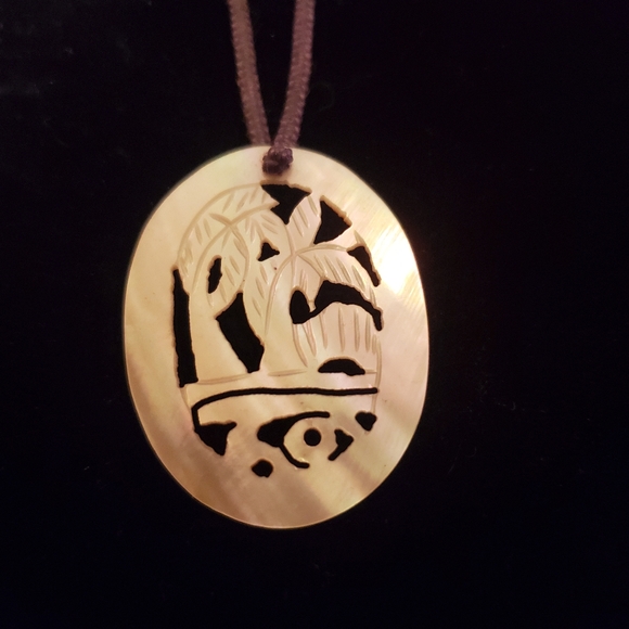 Handmade macrame jewelry set - Picture 2 of 6